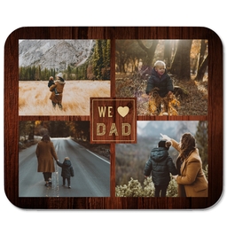 Photo Mouse Pad with Dad's Favorite design
