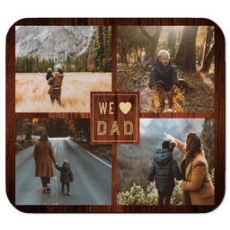 Picture Mouse Pads with Dad's Favorite design