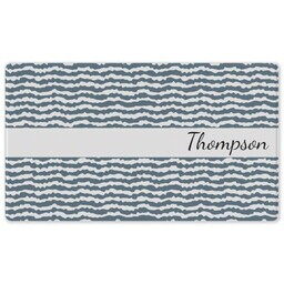 Rubber Backed Gaming Mat with Chunky Stripe design