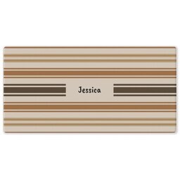 Rubber Backed Desk Mat with Stripes design
