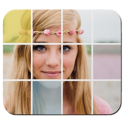 Picture Mouse Pads with Confetti Squares design