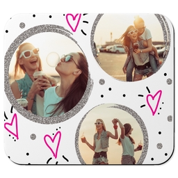 Picture Mouse Pads with Fun Circles design