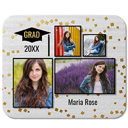Photo Mouse Pad with Graduation Cap design