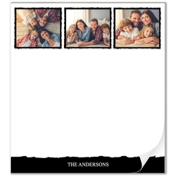 Notepad with Torn Paper design