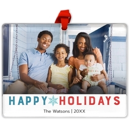 Rectangle Acrylic Photo Ornament with Decorative Display design