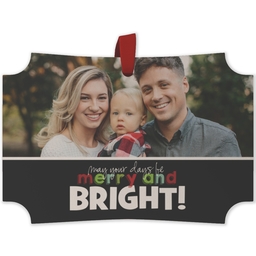 Maple Ornament - Modern Corner with Bright Holiday design