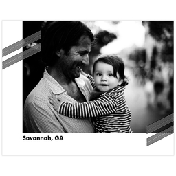 Poster, 11x14, Glossy Poster Paper with Angled design