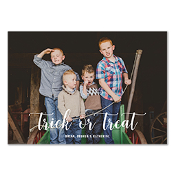 4.25x6 Postcard  with Elegant Trick or Treat design