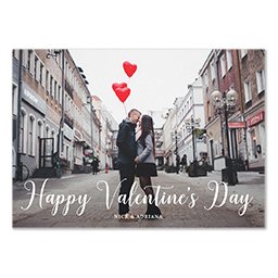 4.25x6 Postcard  with Elegant Valentine's design