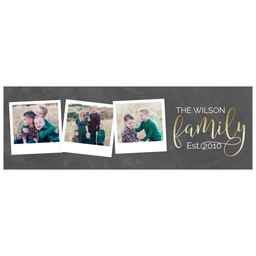 2x6 Photo Banner with Family Snapshots design