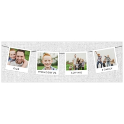 2x6 Same-Day Photo Banner with Linen Banner design