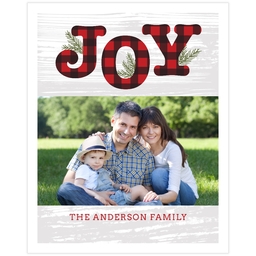 11x14 Board Prints with Plaid Joy design