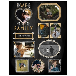 Poster, 11x14, Glossy Poster Paper with Chalk Dust design