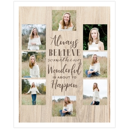 11x14 Board Prints with Always Believe design