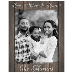 Poster, 11x14, Matte Photo Paper with Rustic Wood design