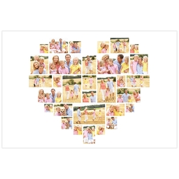 Poster, 24x36 with Heart Collage design