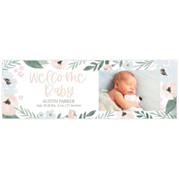 2x6 Same-Day Photo Banner with Botanical Wonder design