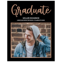 Poster, 11x14, Glossy Poster Paper with Elaborate Longhand design