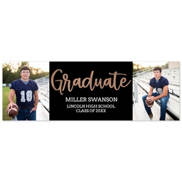 2x6 Same-Day Photo Banner with Elaborate Longhand design