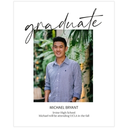 11x14 Board Prints with Proud Graduate design