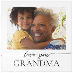 16x16 Xchange Print with Grandparent Love design