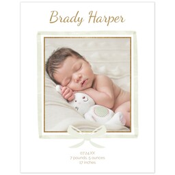 Poster, 11x14, Glossy Poster Paper with Light Script design