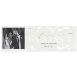 2x6 Photo Banner with Graceful Gala design