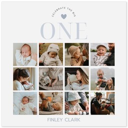 Poster, 12x12, Glossy Poster Paper with Hearts And Minds design