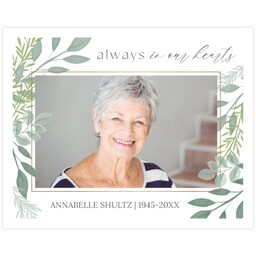 11x14 Board Prints with Always in our Hearts design