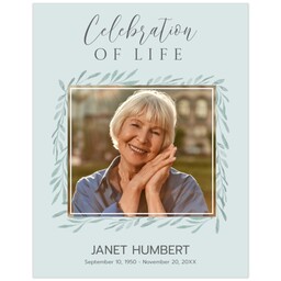 Poster, 11x14, Glossy Poster Paper with Beautiful Memories design