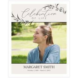 11x14 Board Prints with Celebration of Life design