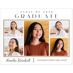 Poster, 11x14, Glossy Poster Paper with Graduate Collage 2026 design
