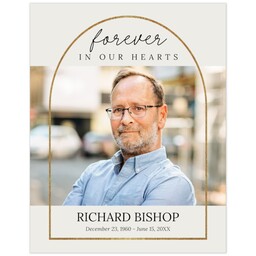 Poster, 11x14, Glossy Poster Paper with In Our Hearts design