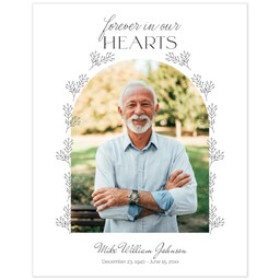 Poster, 11x14, Glossy Poster Paper with Wreathed Archway design