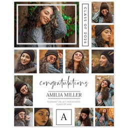 Poster, 16x20, Glossy Poster Paper with Dream Believe Achieve 2026 design