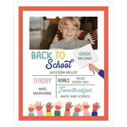 11x14 Board Prints with Reaching Together Photo design