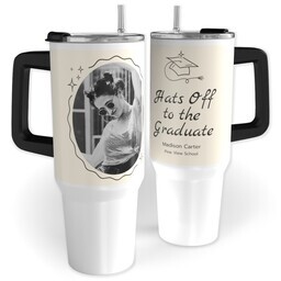 40oz Travel Tumbler with Sketch Pad design