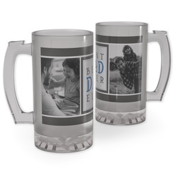 Personalized Beer Stein with Best Dad Ever design