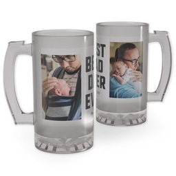 Personalized Beer Stein with Best Dad Simple design