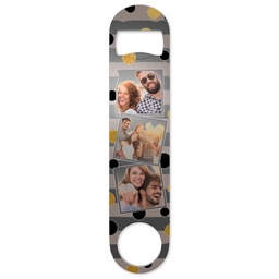 Bottle Openers with Confetti Blush design