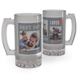 Personalized Beer Stein with Loved Hero design