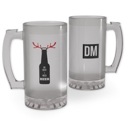 Personalized Beer Stein with Oh Deer design