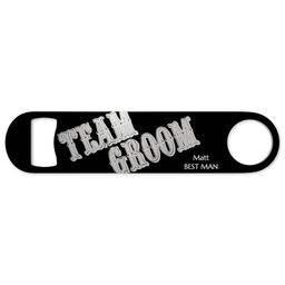 Bottle Openers with Team Groom design