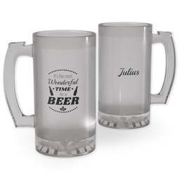 Personalized Beer Stein with Wonderful Time design