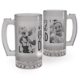 Personalized Beer Stein with World's Best Dad design