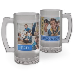 Personalized Beer Stein with XO Dad design