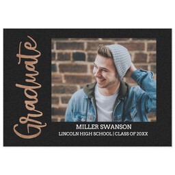 3.5x5 Same-Day Postcard with Elaborate Longhand design