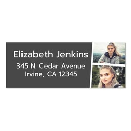 Address Label with Elegant Script Grad design