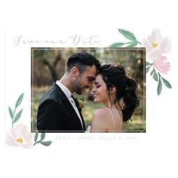 4.25x6 Postcard  with Enchanting Blossoms design