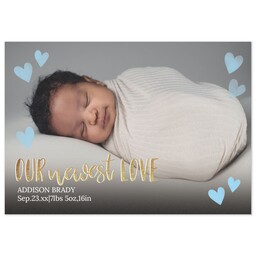 3.5x5 Same-Day Postcard with Fluttering Heart design